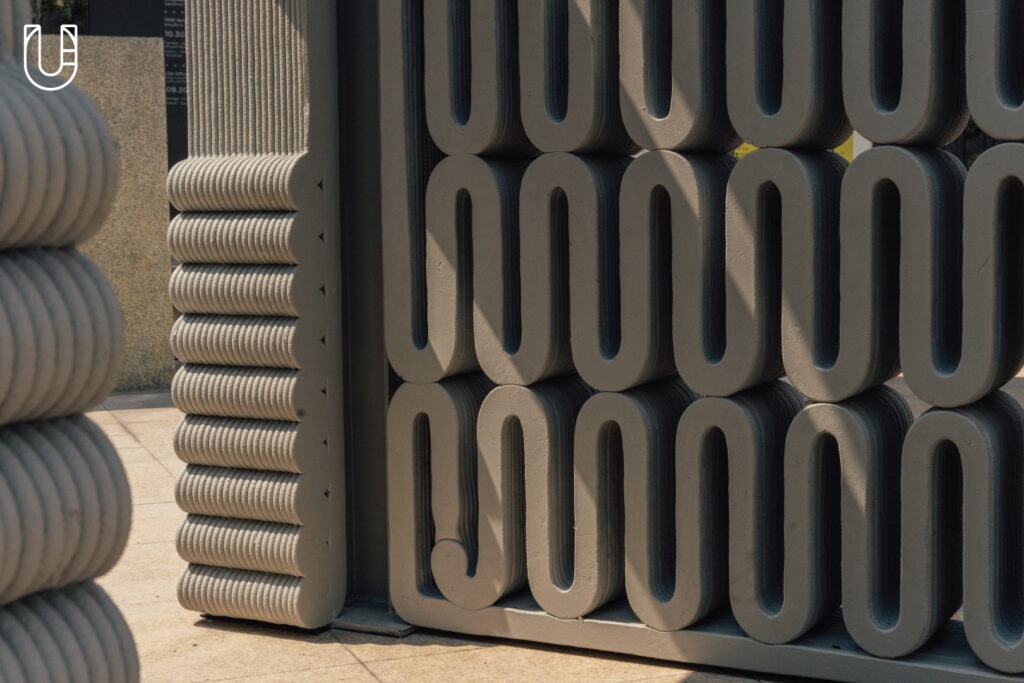 3D Concrete Printing Pavilion – Design Possibility With A Façade