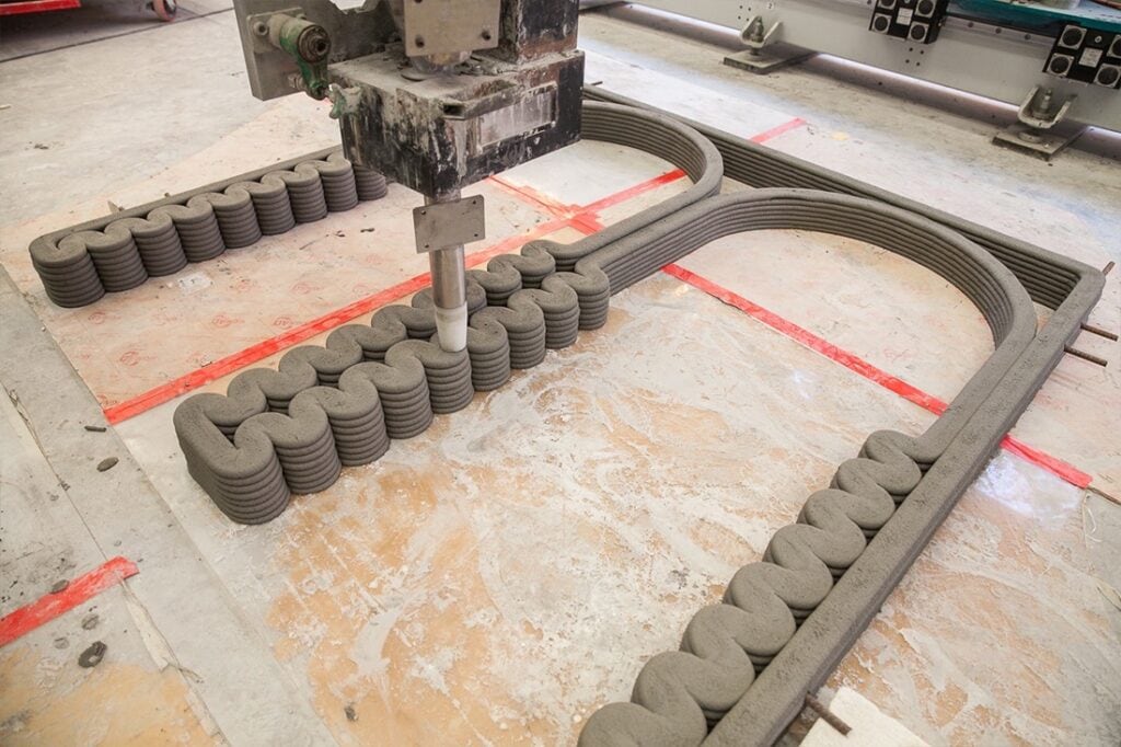 3D Concrete Printing Pavilion – Design Possibility With A Façade