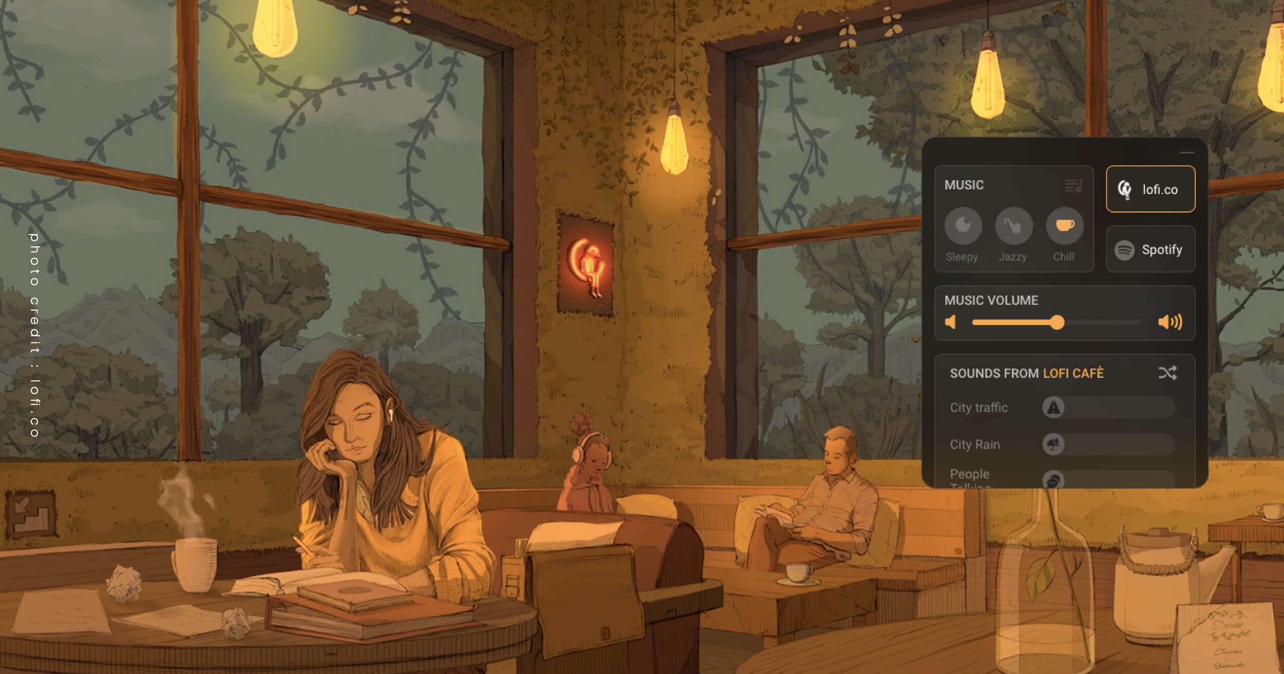 ‘Lofi.co’ เว็บไซต์ฟังเพลงพร้อมเสียงบรรยากาศ Urban Creature