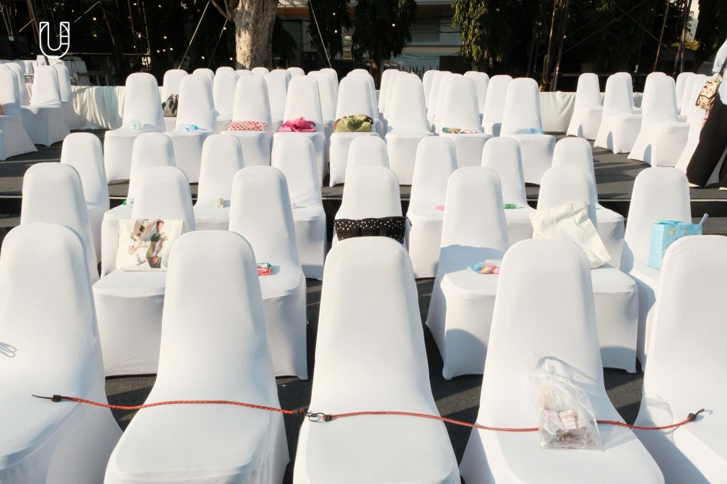 Reserve a chair in Thailand style เก้าอี้ จองที่นั่ง