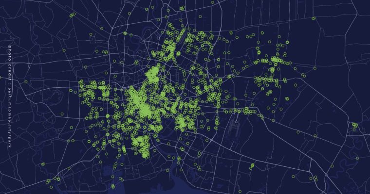 mapmap parti แพลตฟอร์มสำรวจความเห็นและพฤติกรรมการใช้งานพื้นที่สีเขียว ด้วยการปักหมุดหรือค้นหา ‘สวนสาธารณะใกล้ฉัน’