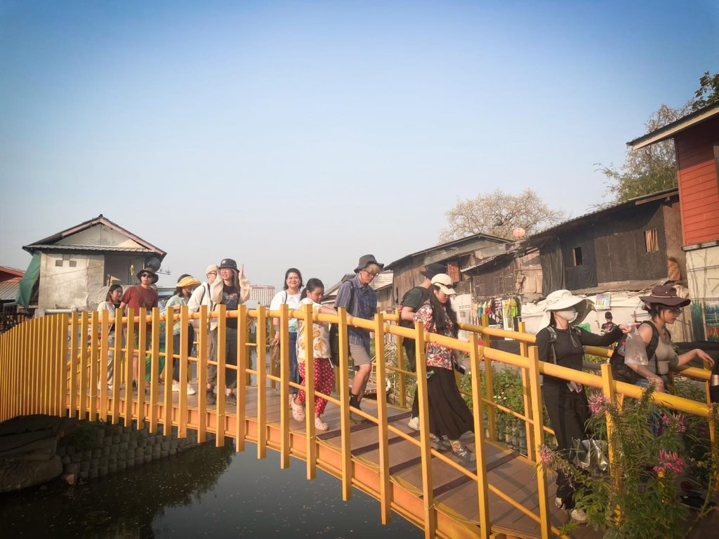 Mae Kha Walk Along Mae Kha City Lab แม่ข่าซิตี้แลป เชียงใหม่ สวนสาธารณะ สวนเกสรและดอกไม้ คลองแม่ข่า 