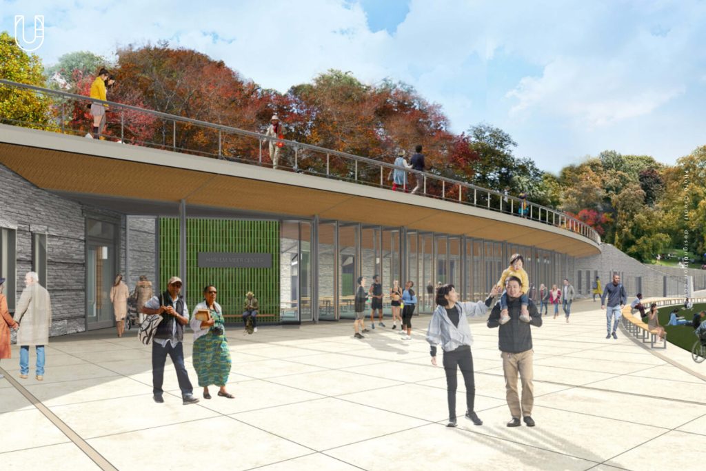 Davis Center ศูนย์กิจกรรม Central Park New York นิวยอร์ก สระว่ายน้ำ ธรรมชาติ