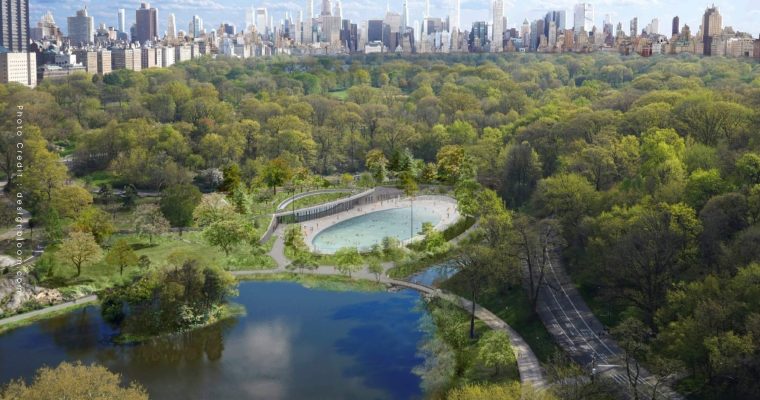 Davis Center ศูนย์กิจกรรม Central Park New York นิวยอร์ก สระว่ายน้ำ ธรรมชาติ