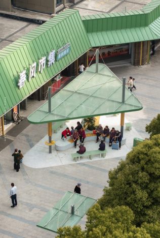 ตลาด ตลาดสด จีน ตลาดแนวใหม่ BREEZZE Market Jiaochuan เขต Zhenhai เมือง Ningbo จังหวัด Zhejiang การปรับปรุงพื้นที่ รีโนเวต