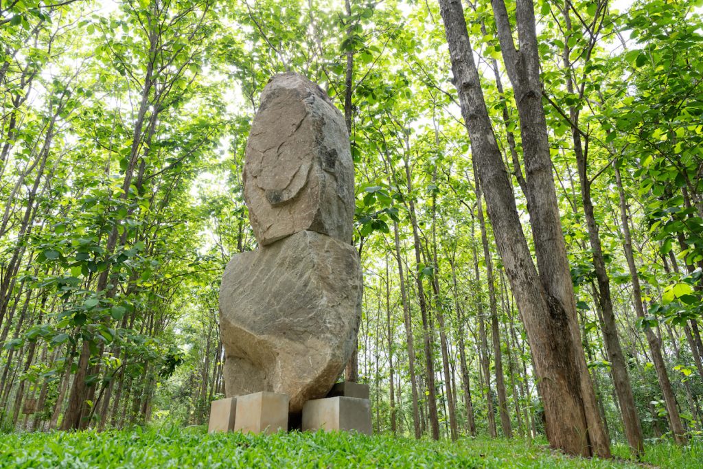 ศิลป่า Khao yai art forest เขาใหญ่ พื้นที่สีเขียว ป่า งานศิลปะ หิน