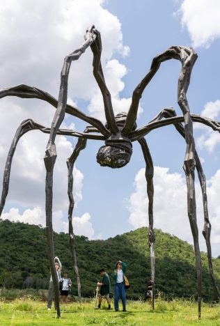 ศิลป่า Khao yai art forest เขาใหญ่ พื้นที่สีเขียว ป่า งานศิลปะ Maman โดย หลุยส์ บูร์ชัวส์