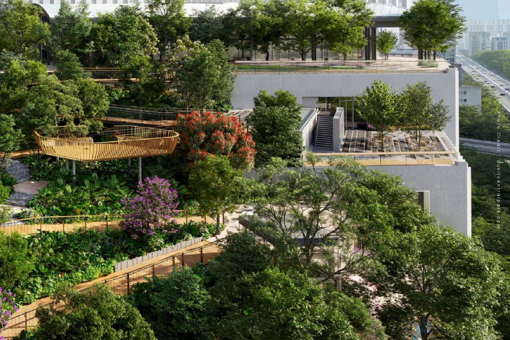 dusit central park ดุสิต ดุสิตธานี สวนลอยฟ้า roof park สีลม ศาลาแดง สุนทรภู่ นิราศ