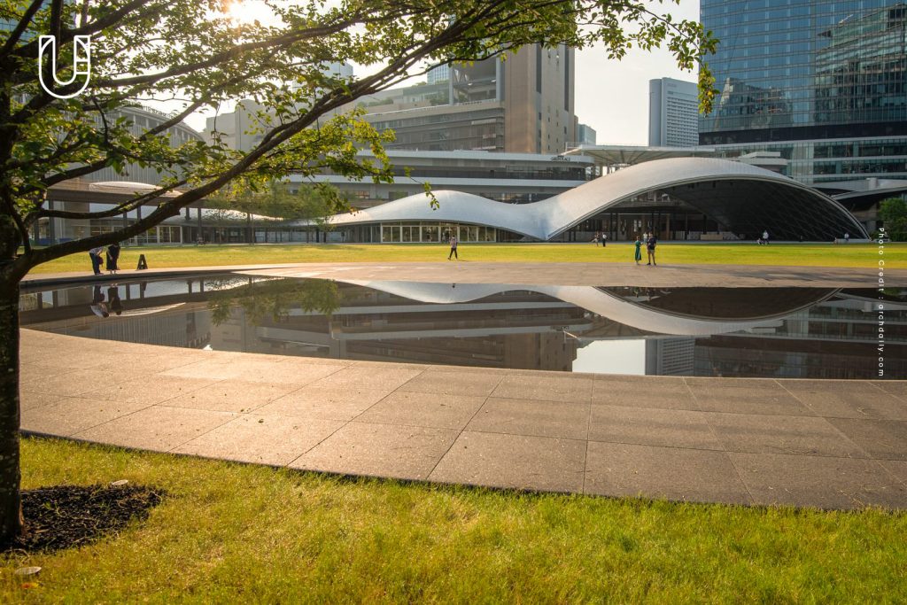 grand green osaka โอซาก้า ญี่ปุ่น สวน พื้นที่ mixed use โรงแรม JR osaka waldorf astoria hotel hankyu umekita park jam base