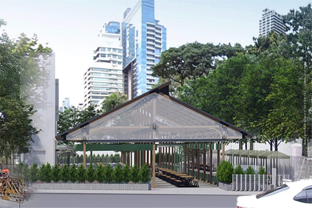 hawker center สวนลุมพินี สวนลุม ราชดำริ street food ทางเท้า กรุงเทพ สิงคโปร์ ขายอาหาร เปิดตีห้าถึงเที่ยงคืน นักท่องเที่ยว