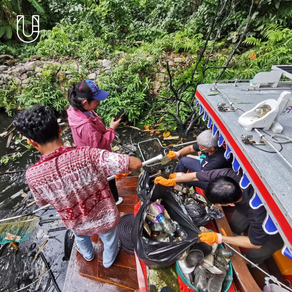 Khaya Trip เรือไฟฟ้า เรือไฟฟ้าสุขสำราญ คลอง คลองฝั่งธนฯ คลองบางกอกใหญ่ คลองบางขุนเทียน ขยะ ล่องเรือ ธนบุรี