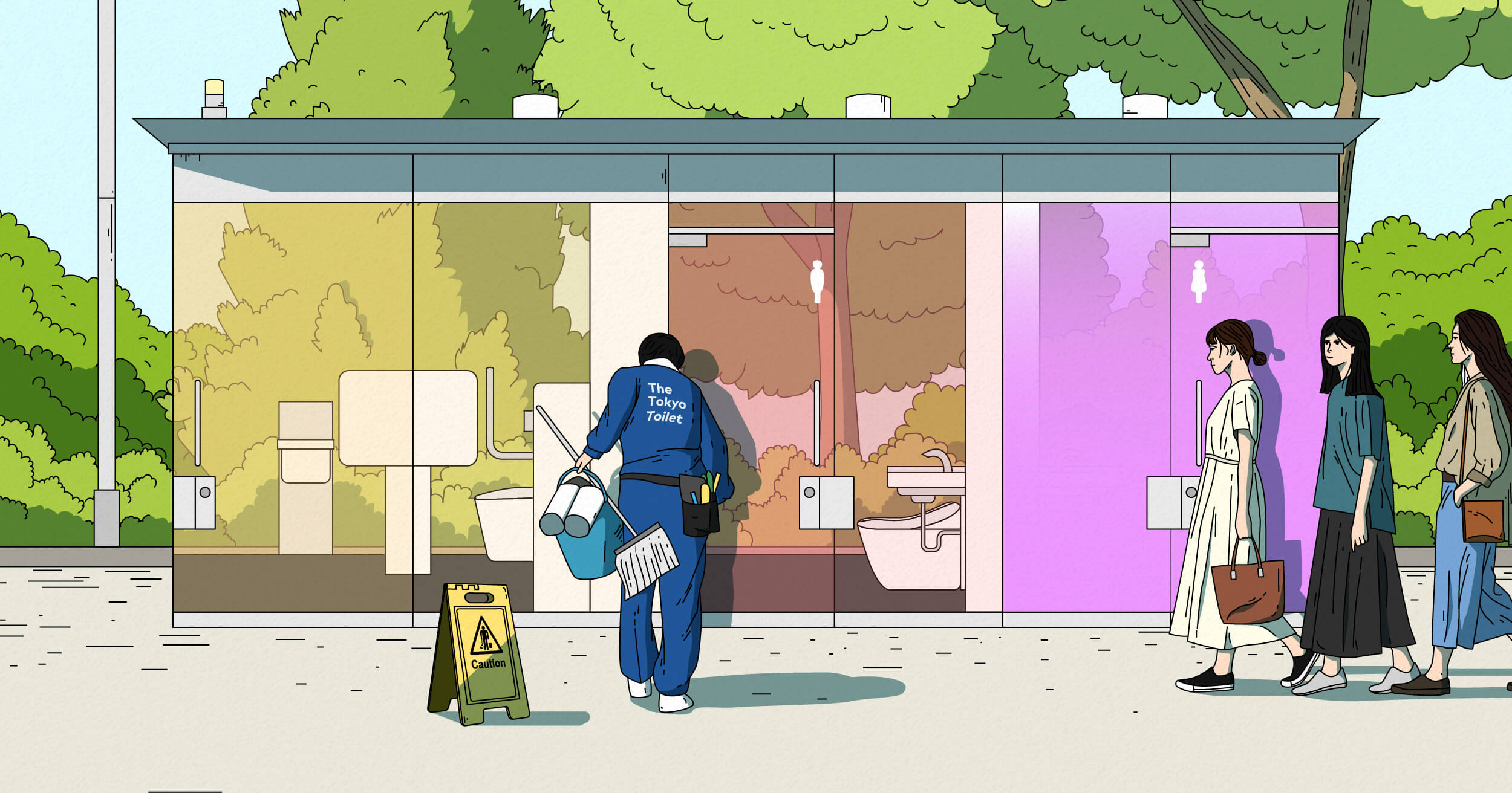 ห้องน้ำหญิง ห้องน้ำสาธารณะ การออกแบบห้องน้ำ ความเหลื่อมล้ำทางเพศ พื้นที่สาธารณะ