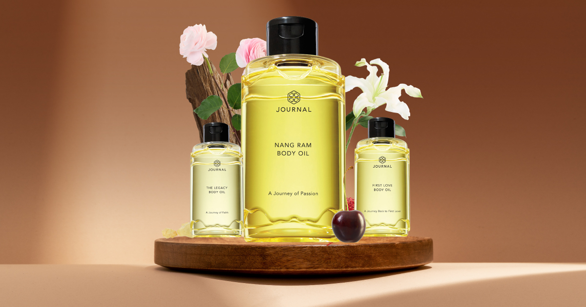 Body Oil Journal บอดี้ออยล์ บำรุงผิว พีพี-กฤษฏ์ อำนวยเดชกร GLOW CYCLE 2025 แบรนด์ไทย ผิวนุ่มหอม ชุ่มชื้น ดูสุขภาพดี