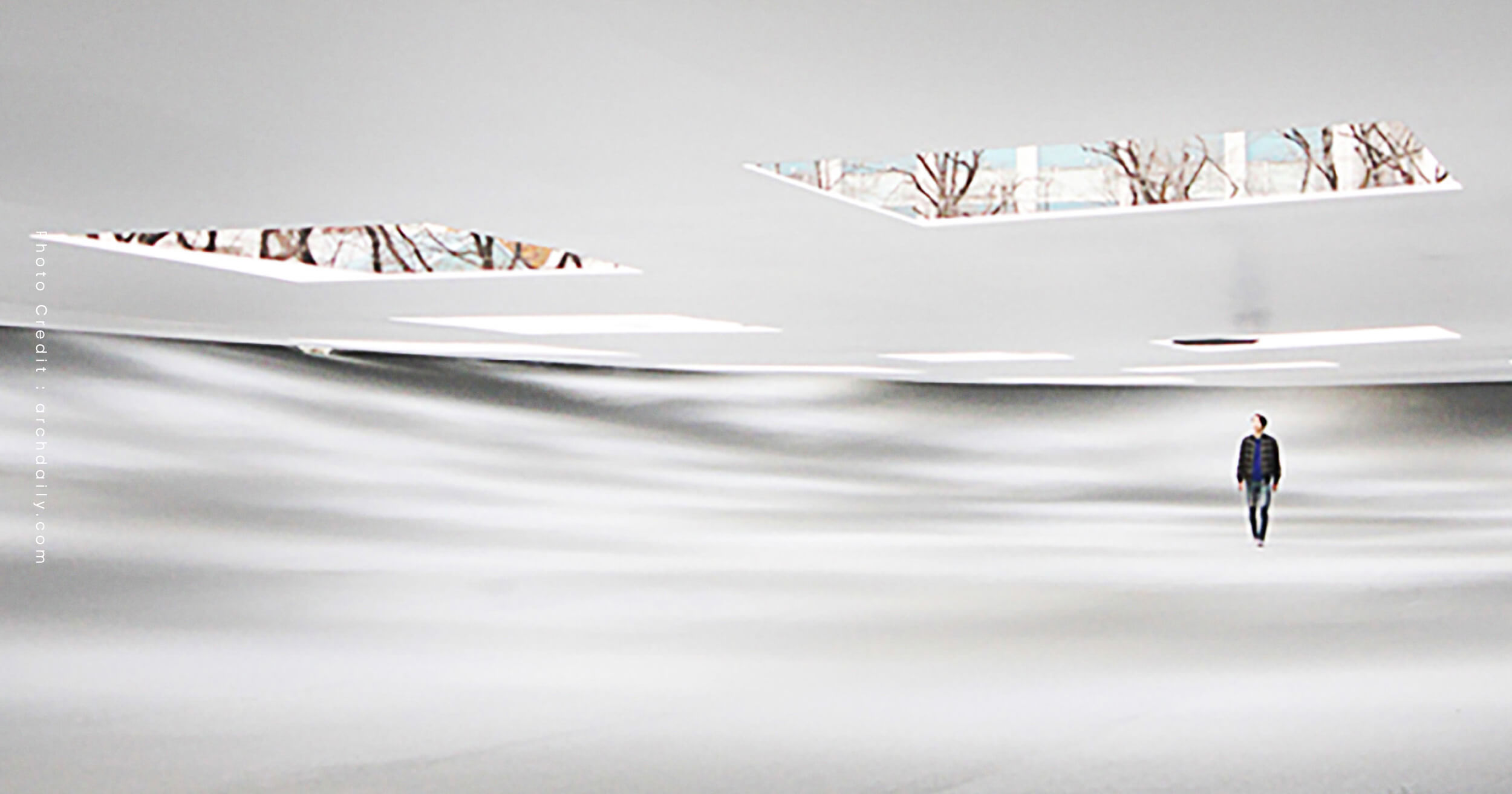 KAIT plaza Junya Ishigami สถาบันเทคโนโลยีคานางาวะ ประเทศญี่ปุ่น อาคาร Semi-outdoor พื้นที่นักศึกษา กิจกรรมนักศึกษา