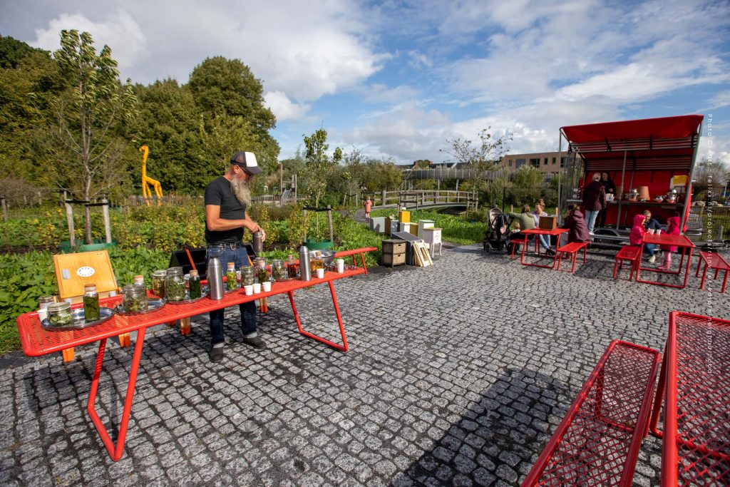 ประเทศเนเธอร์แลนด์ เมือง Utrecht Rijnvliet ย่านที่กินได้ Edible Neighborhood ต้นไม้ พืช สิ่งแวดล้อม สวนสาธารณะ ที่อยู่อาศัย ธรรมชาติ ระบบนิเวศ
