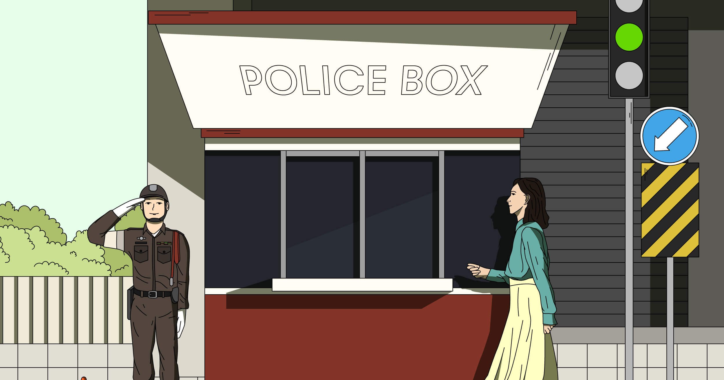 ป้อมควบคุมไฟจราจร