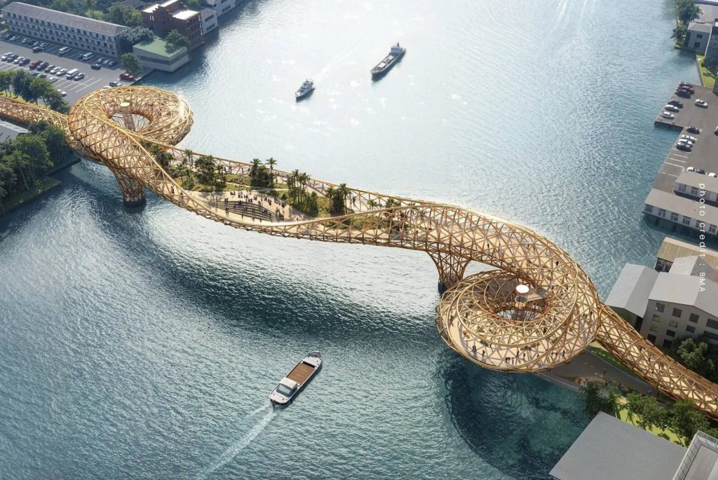 โครงการสะพานคนเดินข้ามแม่น้ำเจ้าพระยา MVRDV แลนด์มาร์กใหม่